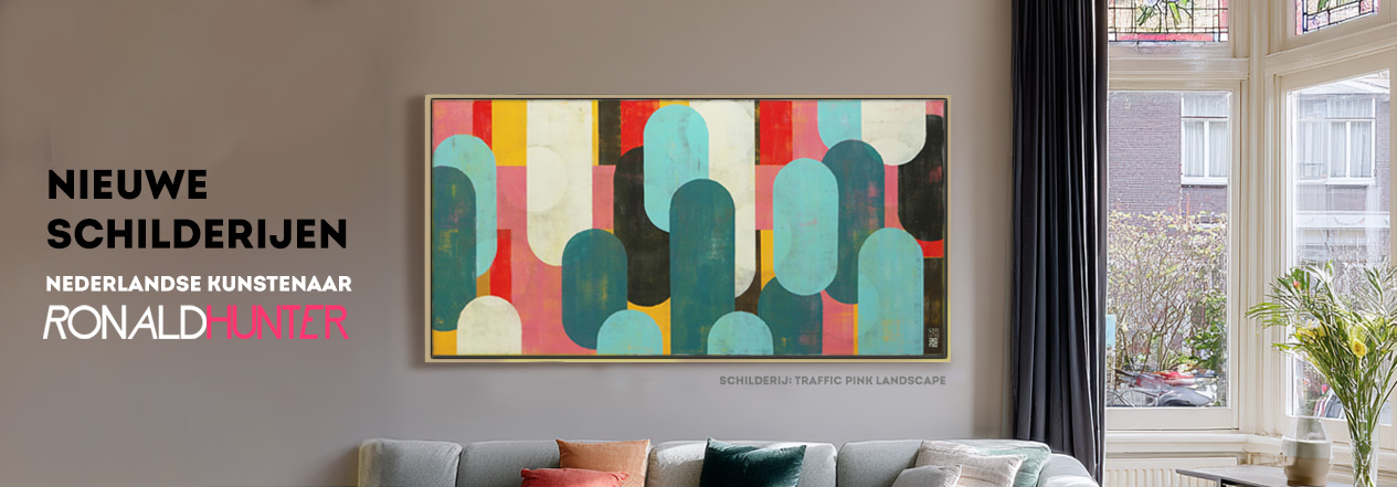 Abstract schilderij