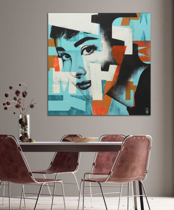 Schilderij kopen - Audrey Hepburn