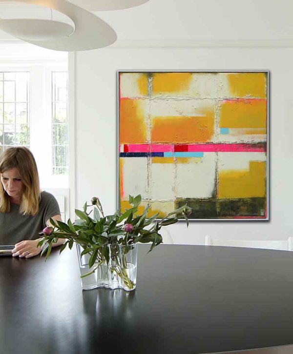Abstract geel untitled soft XL