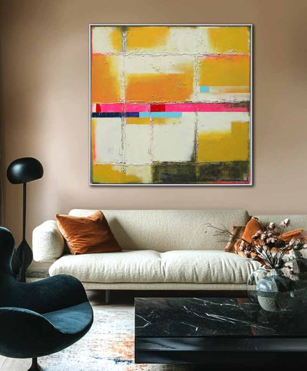Abstract geel untitled soft XL