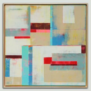Untitled sand & red - schilderij kopen