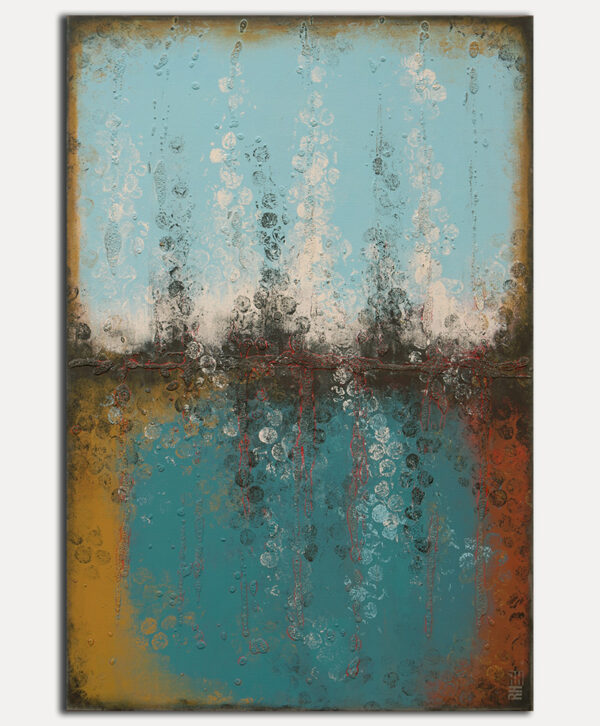 Abstract schilderij - Boiling Bubbles original