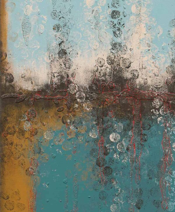 Abstract schilderij - Boiling Bubbles original