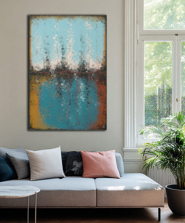 Abstract schilderij - Boiling Bubbles original