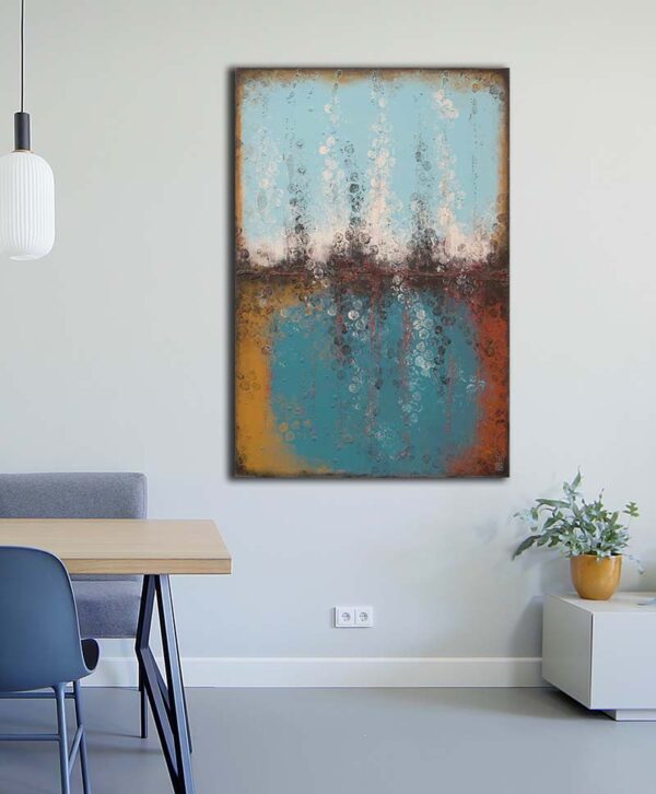 Abstract schilderij - Boiling Bubbles original