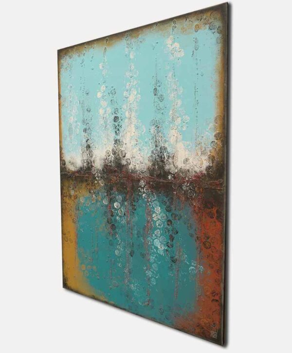 Abstract schilderij - Boiling Bubbles original