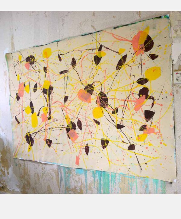 Fragments of joy - groot schilderij