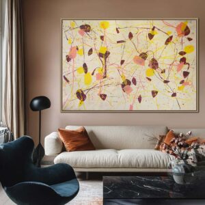 Fragments of joy - groot schilderij
