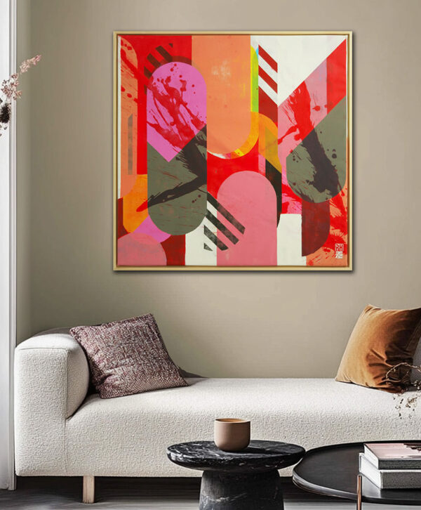 Kleurrijk schilderij ICON#24