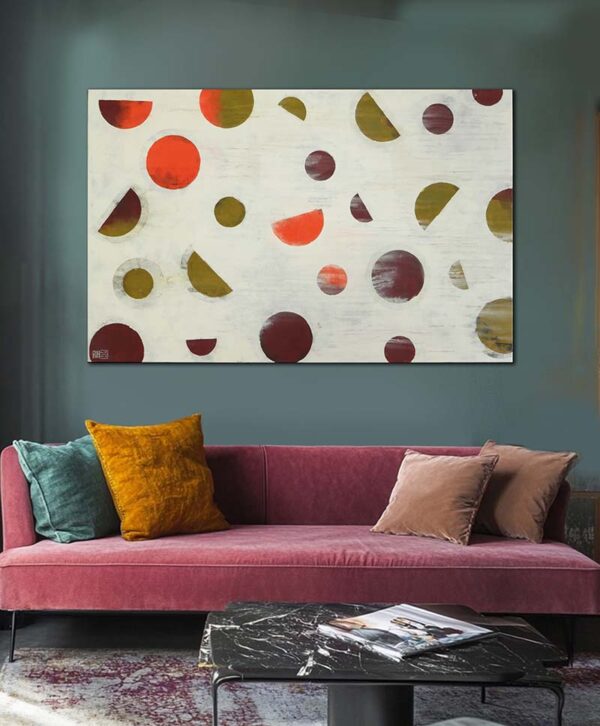Schilderij kopen met warme kleuren