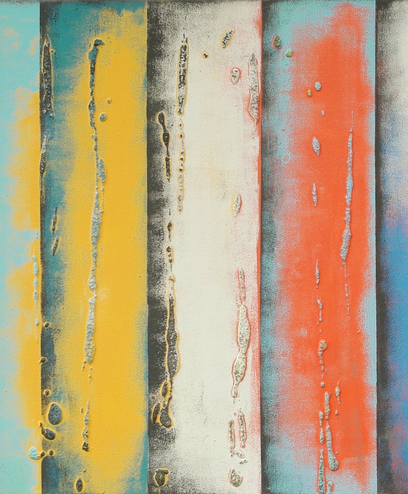Schilderij kopen - Yellow panels 50