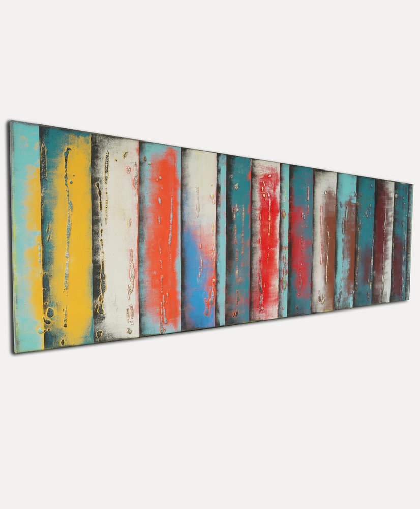 modern schilderij kopen - Yellow panels 50