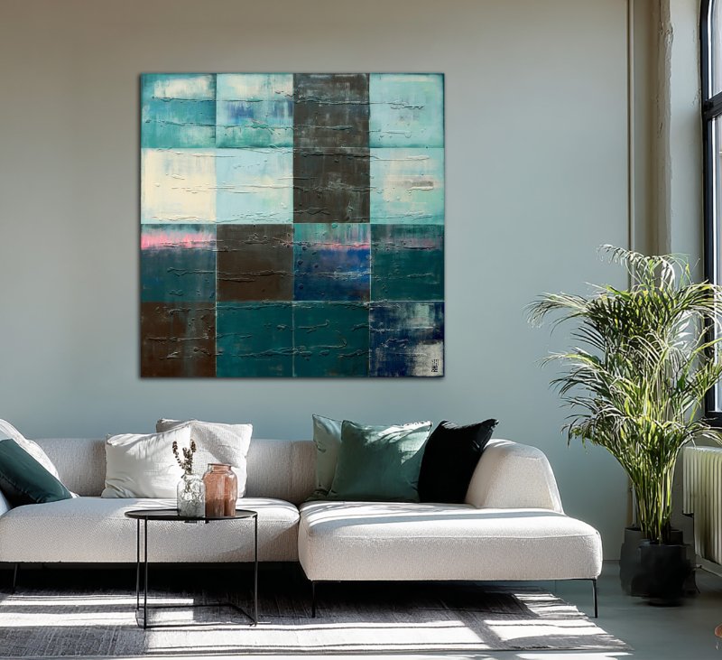Tiles blue & black - Afbeelding 4