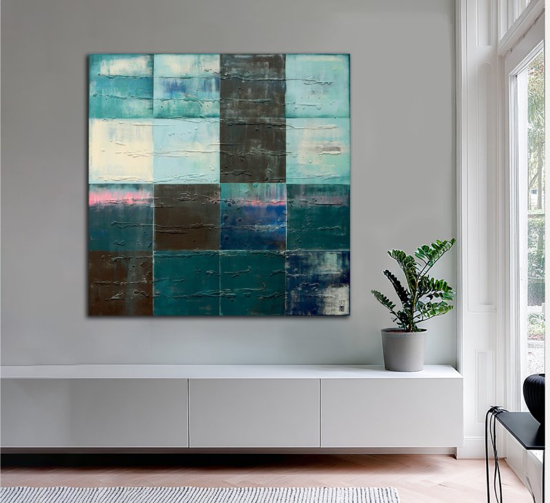Tiles blue & black - Afbeelding 3