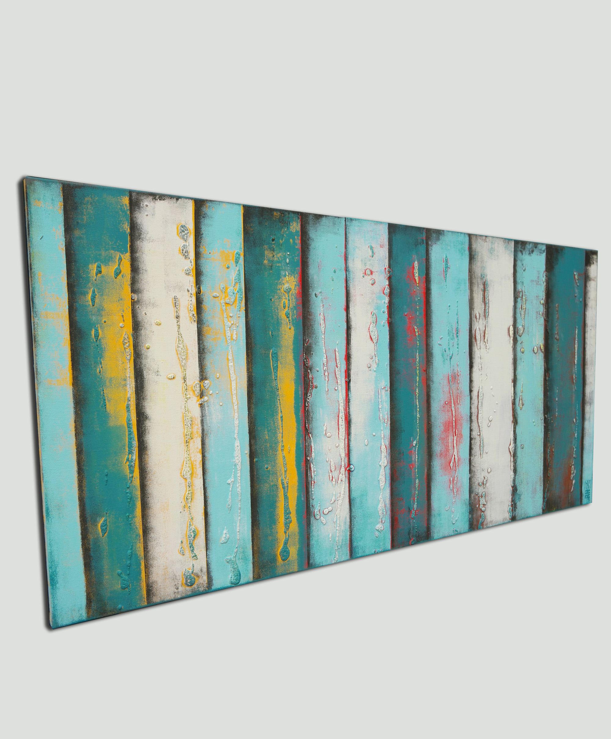 modern schilderij kopen - Blue Panels