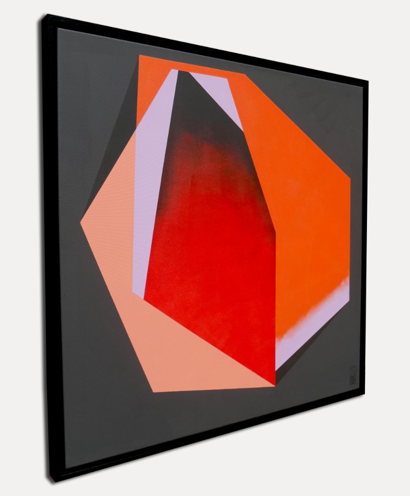 Diamond orange marble - Afbeelding 5