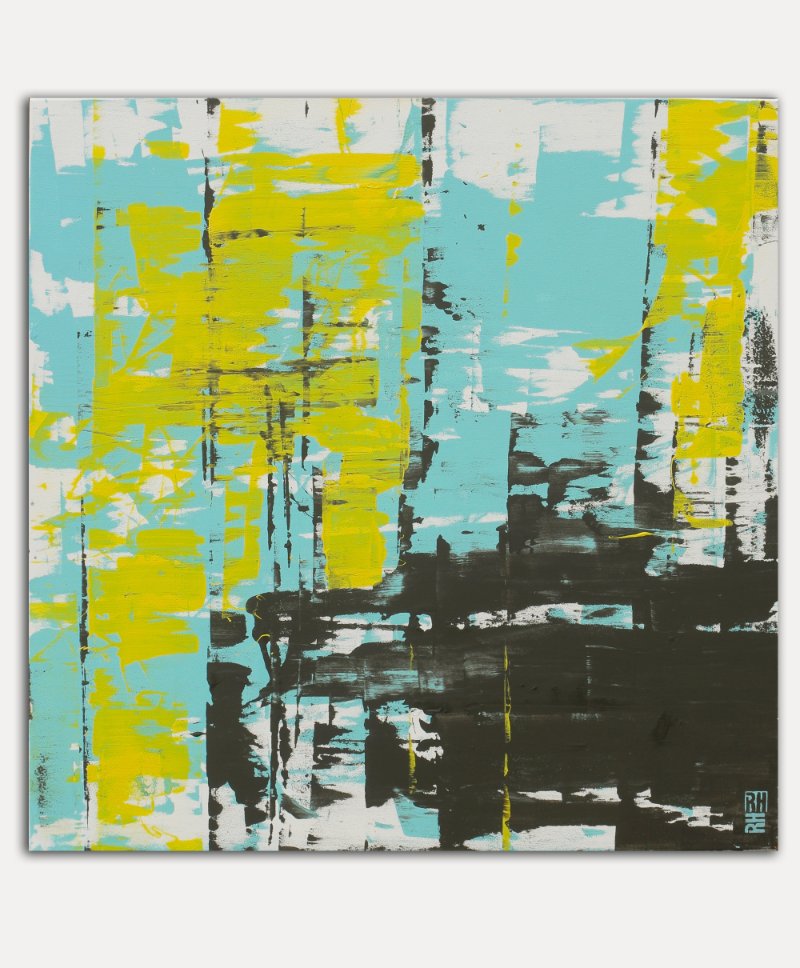 Static yellow square