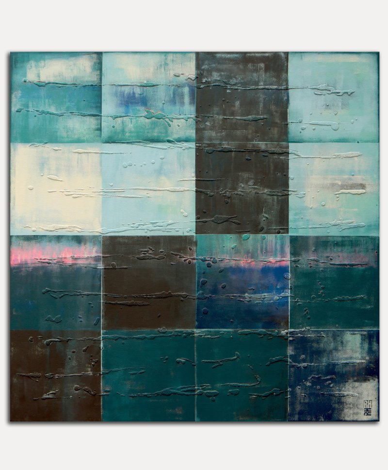 Tiles blue & black